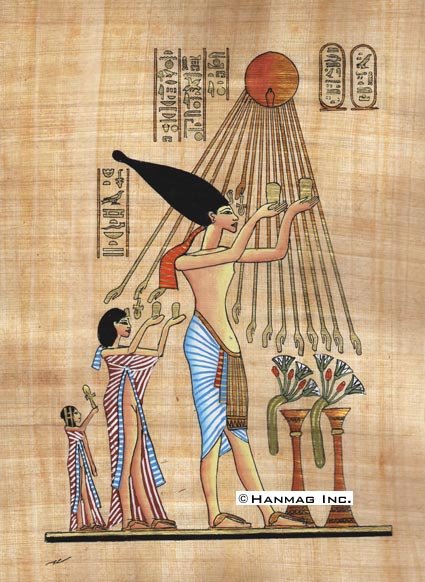 Hand Painted Egyptian Papyrus Paintings